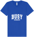 Load image into Gallery viewer, Busy Doing Nothing Unisex V-Neck Shirt