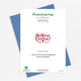 Load image into Gallery viewer, Santa In Sleigh Christmas Card - Southlake Paws