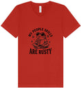 Load image into Gallery viewer, People Skills are Rusty Unisex V-Neck Shirt