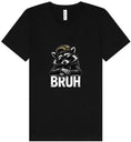 Load image into Gallery viewer, Bruh Raccoon Unisex V-Neck Shirt