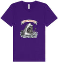 Load image into Gallery viewer, Stay Positive Shark Unisex V-Neck Shirt