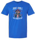 Load image into Gallery viewer, Chill the Fourth Out Children's Gildan Soft Shirt