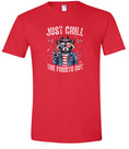 Load image into Gallery viewer, Chill the Fourth Out Children's Gildan Soft Shirt