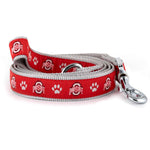Ohio State Athletic O Paw Print Scarlet Collar & Lead Collection