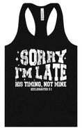 Load image into Gallery viewer, His Timing, Not Mine Women's Racerback Tank