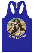 Load image into Gallery viewer, Jesus Never Said That Women's Racerback Tank