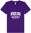 Load image into Gallery viewer, God Said "This'll Be Fun" Unisex V-Neck Shirt