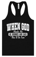 Load image into Gallery viewer, God Said "This'll Be Fun" Women's Racerback Tank