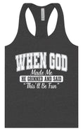 Load image into Gallery viewer, God Said "This'll Be Fun" Women's Racerback Tank