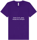 Load image into Gallery viewer, Jesus Thinks I'm a Delight Unisex V-Neck Shirt