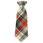 OLIVE MULTI PLAID BOW TIE