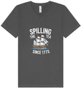 Load image into Gallery viewer, Spilling the Tea Since 1773 Unisex V-Neck Shirt