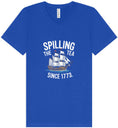 Load image into Gallery viewer, Spilling the Tea Since 1773 Unisex V-Neck Shirt