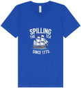 Load image into Gallery viewer, Spilling the Tea Since 1773 Unisex V-Neck Shirt
