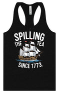 Load image into Gallery viewer, Spilling the Tea Since 1773 Women's Racerback Tank