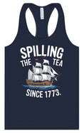 Load image into Gallery viewer, Spilling the Tea Since 1773 Women's Racerback Tank