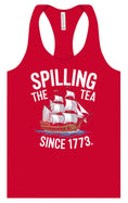 Load image into Gallery viewer, Spilling the Tea Since 1773 Women's Racerback Tank