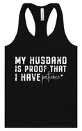 Load image into Gallery viewer, My Husband is Proof Women's Racerback Tank