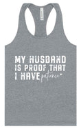Load image into Gallery viewer, My Husband is Proof Women's Racerback Tank