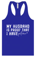 Load image into Gallery viewer, My Husband is Proof Women's Racerback Tank