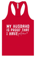 Load image into Gallery viewer, My Husband is Proof Women's Racerback Tank