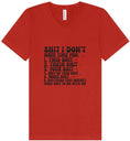 Load image into Gallery viewer, I Don't Have Time Unisex V-Neck Shirt