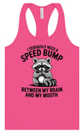 Load image into Gallery viewer, I Need a Speed Bump Women's Racerback Tank