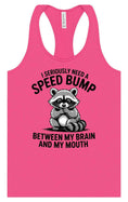 Load image into Gallery viewer, I Need a Speed Bump Women's Racerback Tank