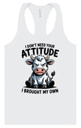 Load image into Gallery viewer, Don't Need Your Attitude Women's Racerback Tank