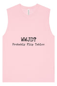 Load image into Gallery viewer, WWJD? Muscle Tank