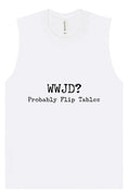 Load image into Gallery viewer, WWJD? Muscle Tank