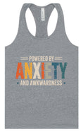 Load image into Gallery viewer, Powered by Anxiety Women's Racerback Tank