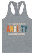 Load image into Gallery viewer, Powered by Anxiety Women's Racerback Tank