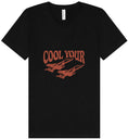 Load image into Gallery viewer, Cool Your Jets Unisex V-Neck Shirt
