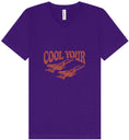 Load image into Gallery viewer, Cool Your Jets Unisex V-Neck Shirt