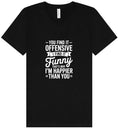 Load image into Gallery viewer, You Find It Offensive Unisex V-Neck Shirt