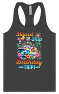 Load image into Gallery viewer, Board the Ship Birthday Trip Women's Racerback Tank