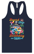 Load image into Gallery viewer, Board the Ship Birthday Trip Women's Racerback Tank
