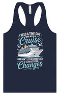 Load image into Gallery viewer, Send Me On A Cruise Women's Racerback Tank