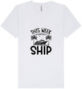 Load image into Gallery viewer, We Don't Give a Ship Unisex V-Neck Shirt