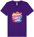 Load image into Gallery viewer, Cruisin' with My Girls Unisex V-Neck Shirt