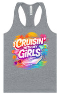 Load image into Gallery viewer, Cruisin' with My Girls Women's Racerback Tank