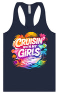 Load image into Gallery viewer, Cruisin' with My Girls Women's Racerback Tank