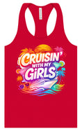 Load image into Gallery viewer, Cruisin' with My Girls Women's Racerback Tank