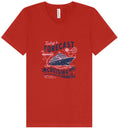 Load image into Gallery viewer, Cruising with a Chance of Drinking Unisex V-Neck Shirt