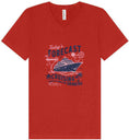Load image into Gallery viewer, Cruising with a Chance of Drinking Unisex V-Neck Shirt