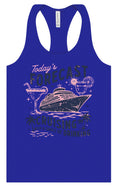 Load image into Gallery viewer, Cruising with a Chance of Drinking Women's Racerback Tank