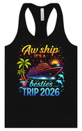 Load image into Gallery viewer, Besties Trip Cruise 2026 Women's Racerback Tank