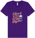 Load image into Gallery viewer, Tie Dye Cruisin' Together Unisex V-Neck Shirt