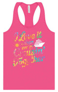 Load image into Gallery viewer, Tie Dye Cruisin' Together Women's Racerback Tank